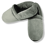 Pantuflas Zapato Clasic Gris Unicolor