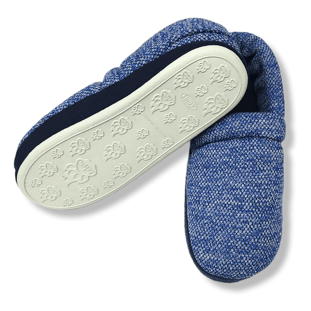 Pantuflas Zapato Confort Jaspe Azul  3