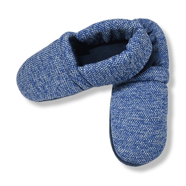 Pantuflas Zapato Confort Jaspe Azul  2