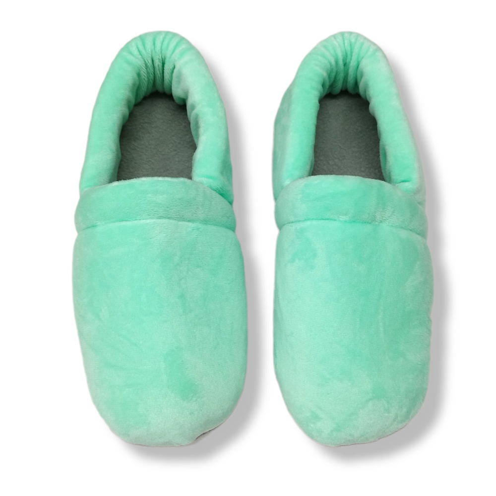 Pantuflas Zapato Clasic Verde Menta
