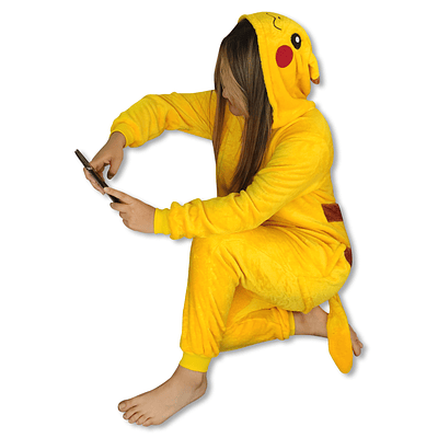 Pijama Enteriza Animada kigurumi cosplay Pikachu