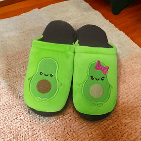 Pantuflas Animadas Aguacates