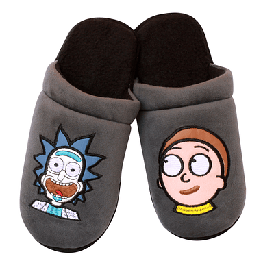 Pantuflas Animadas Rick and Morty gris