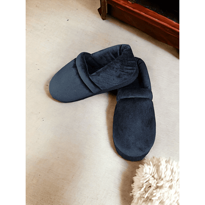 Pantuflas Zapato Clasic Unicolor Negro 