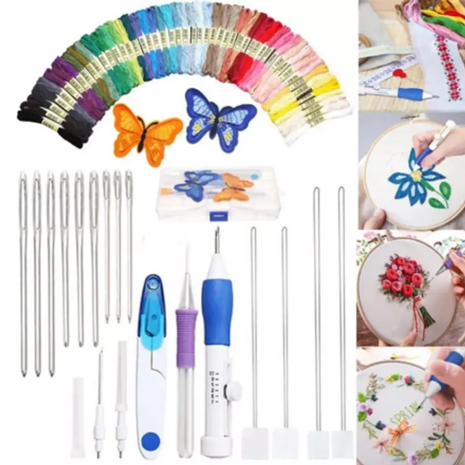 Aguja Mágica para bordar kit 3