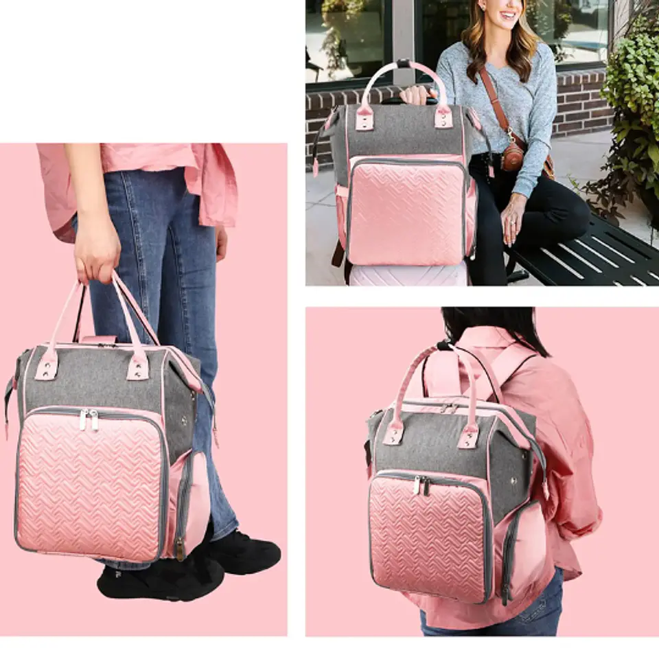 Mochila para Tejedoras Rosa 2