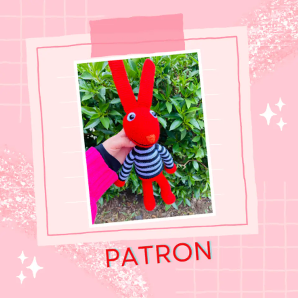 Patrón Juan Carlos Bodoque 35cm 1