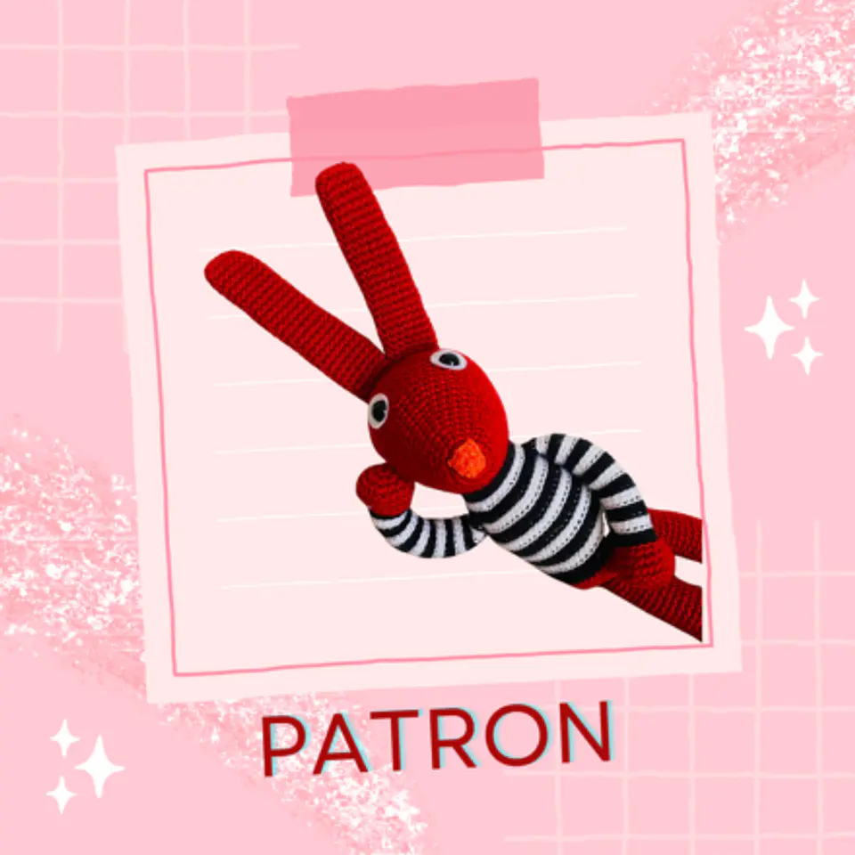 Patrón Juan Carlos Bodoque 35cm 2