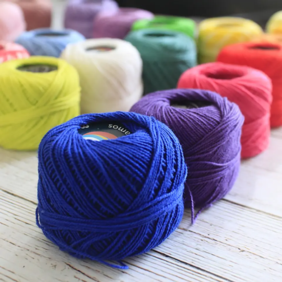 Hilo Perle 10 colores  3