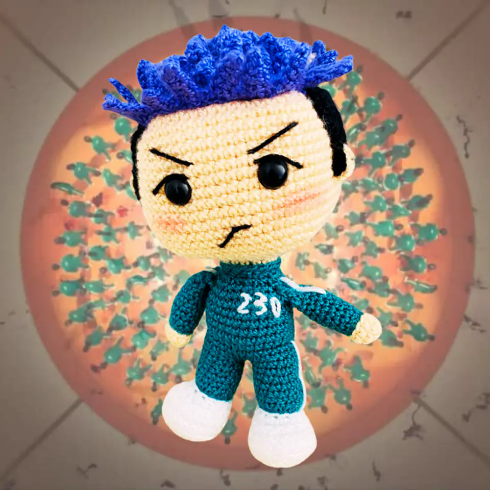 Amigurumi de Thanos Juego del calamar 2  1