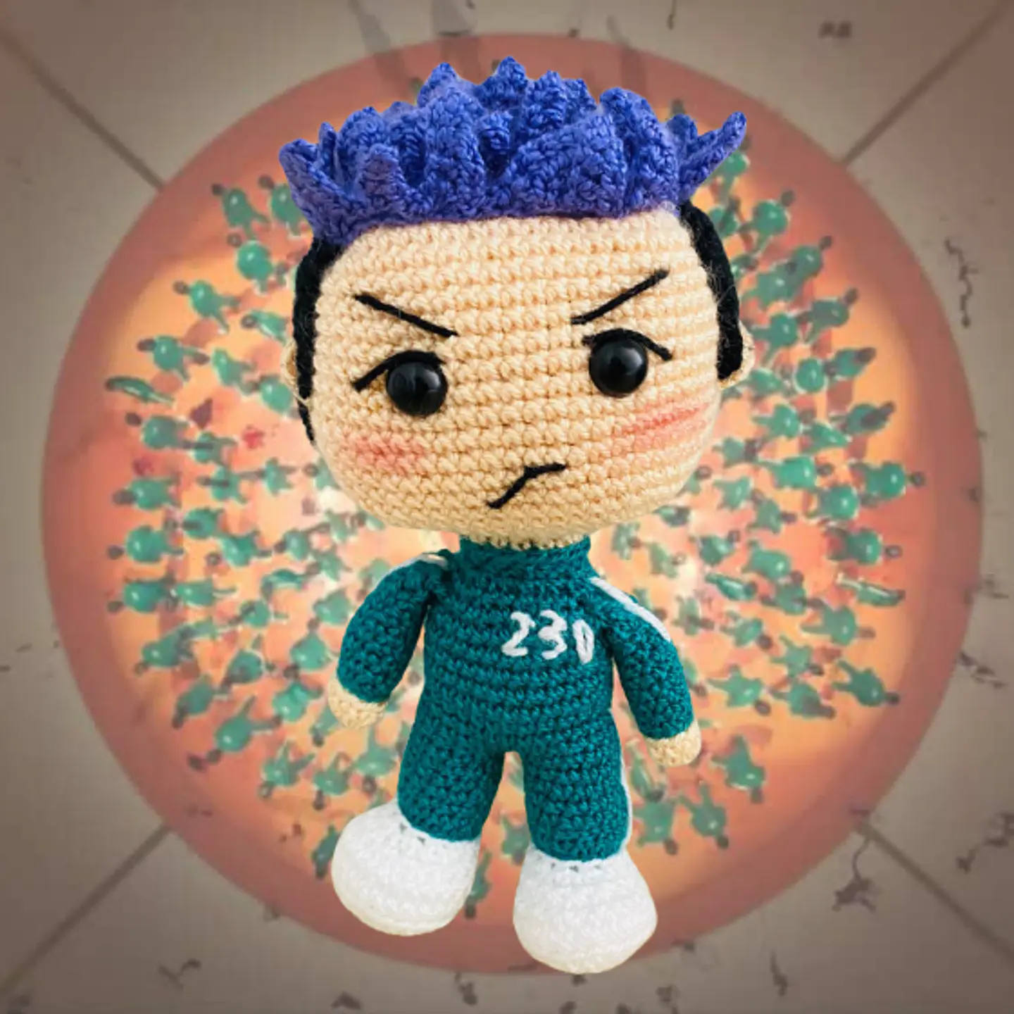 Amigurumi de Thanos Juego del calamar 2  2