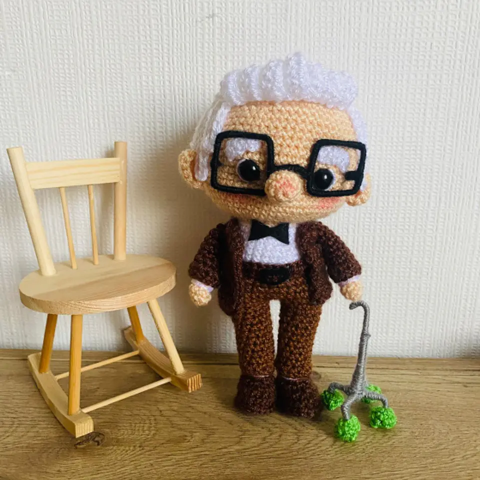 Amigurumis Carl Fredricksen UP 1