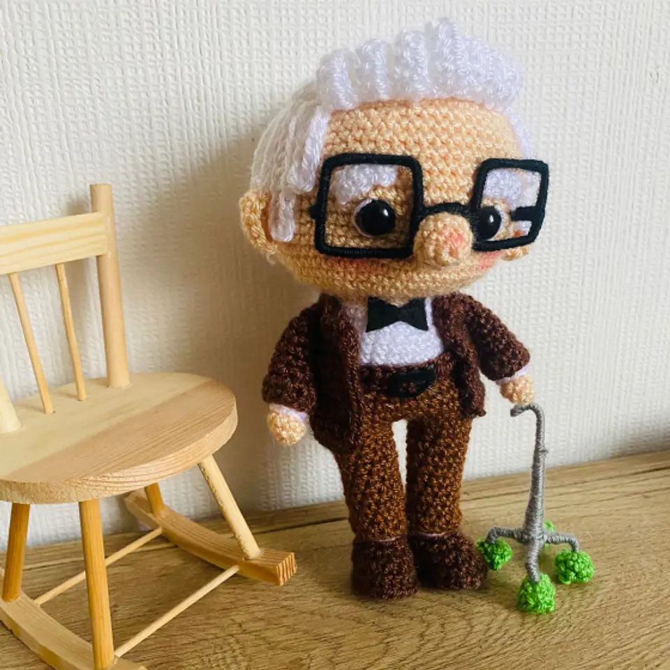 Amigurumis Carl Fredricksen UP 2