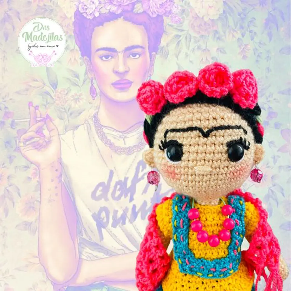 Amigurumis Frida Kahlo  2