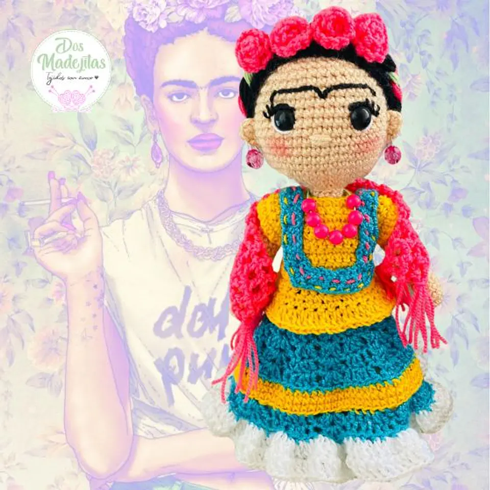 Amigurumis Frida Kahlo  1