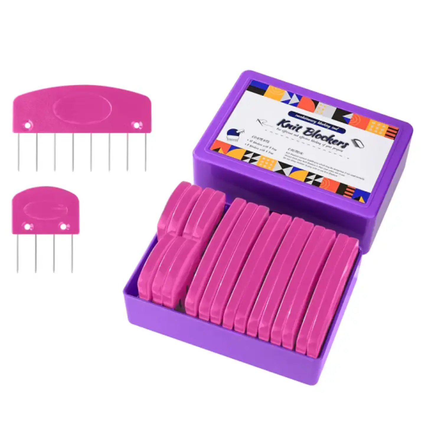 Kit de 20 Bloqueadores Rosa Oscuro 1
