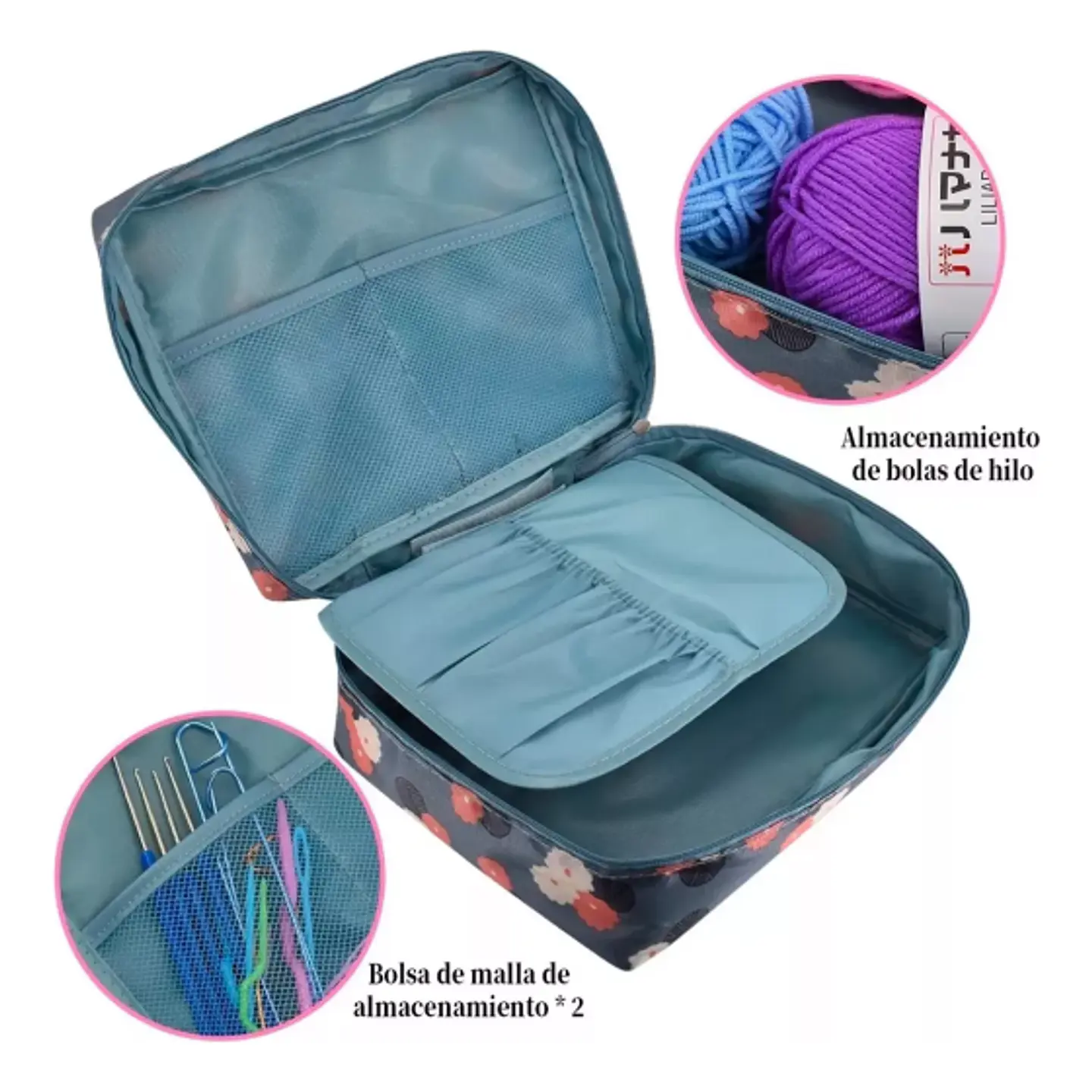 Set Crochet + Estuche  3