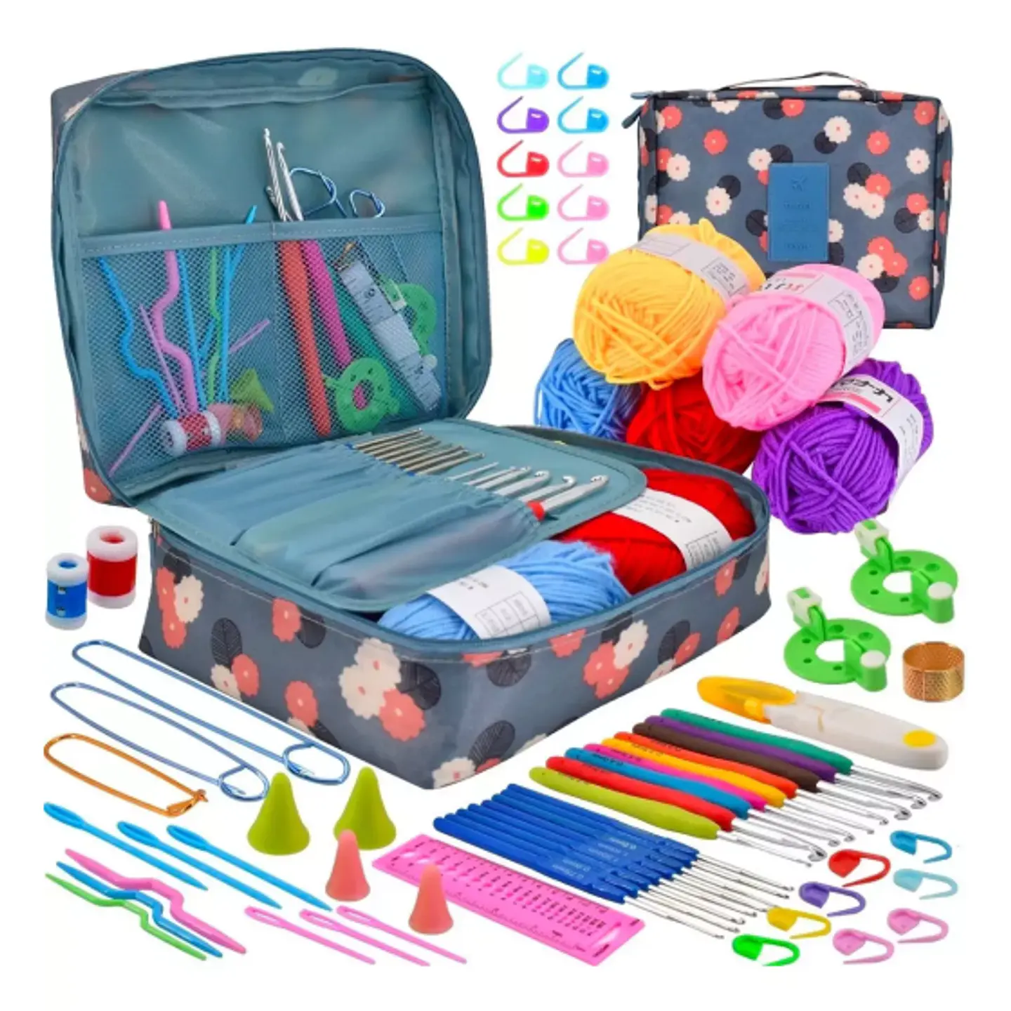 Set Crochet + Estuche  1