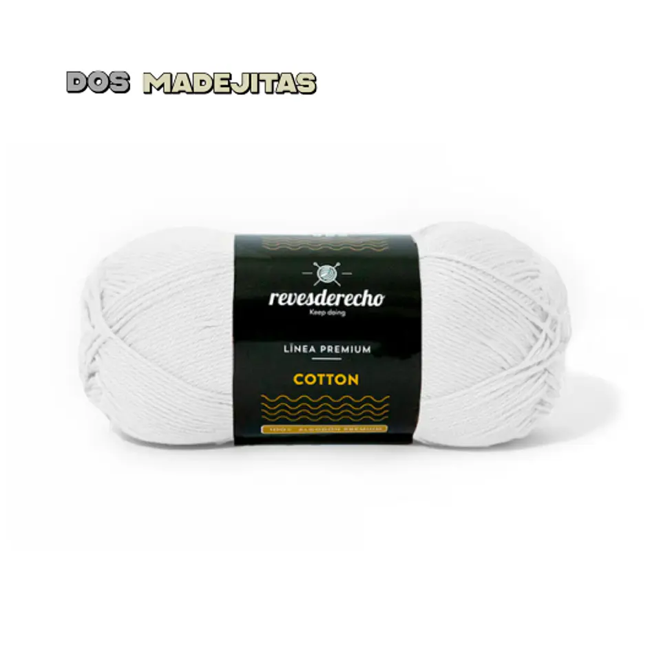 Cotton Blanco Reves Derecho 100 grs 1