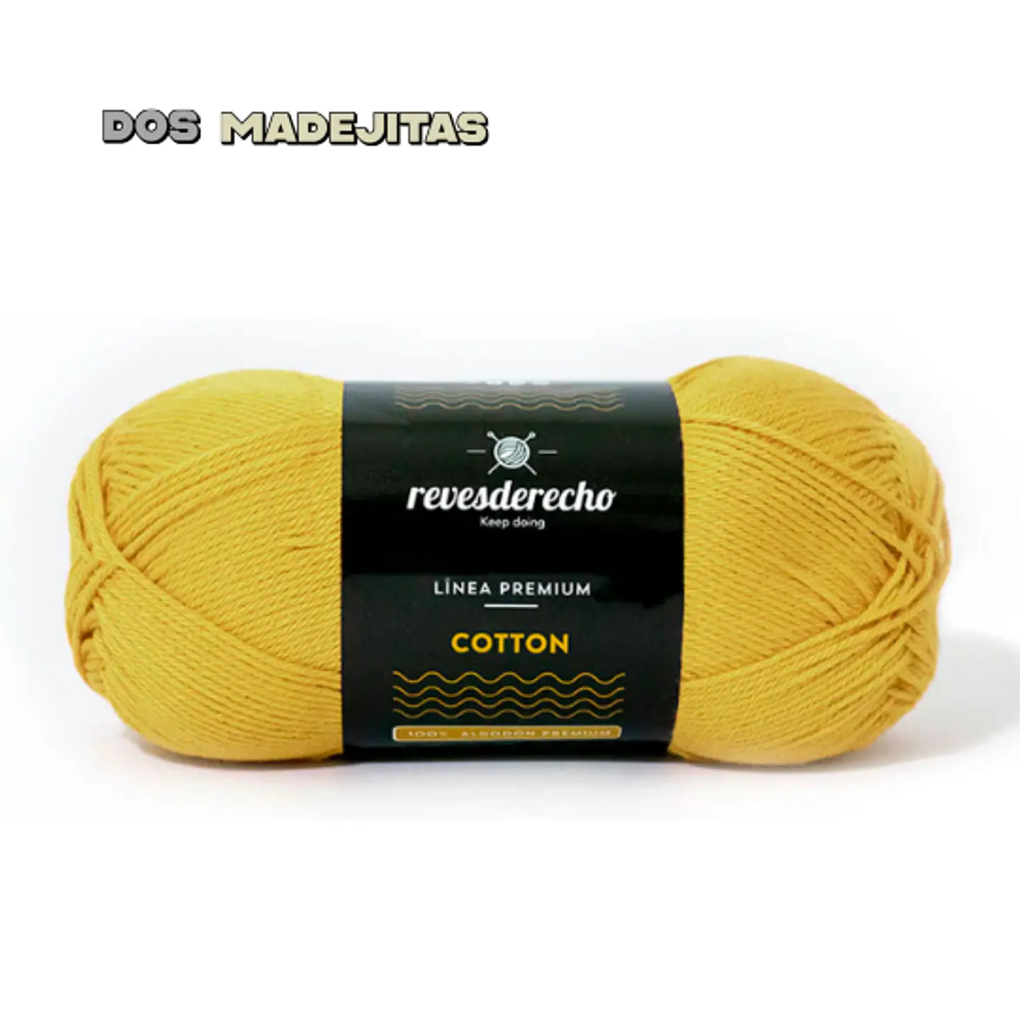 Cotton Amarillo Pastel Reves Derecho 100 grs  1