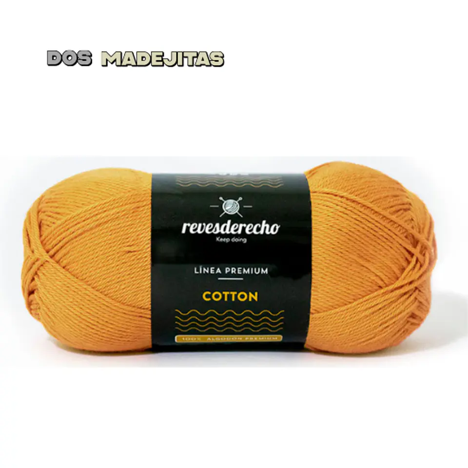 Cotton Mostaza Reves Derecho 100 grs 1