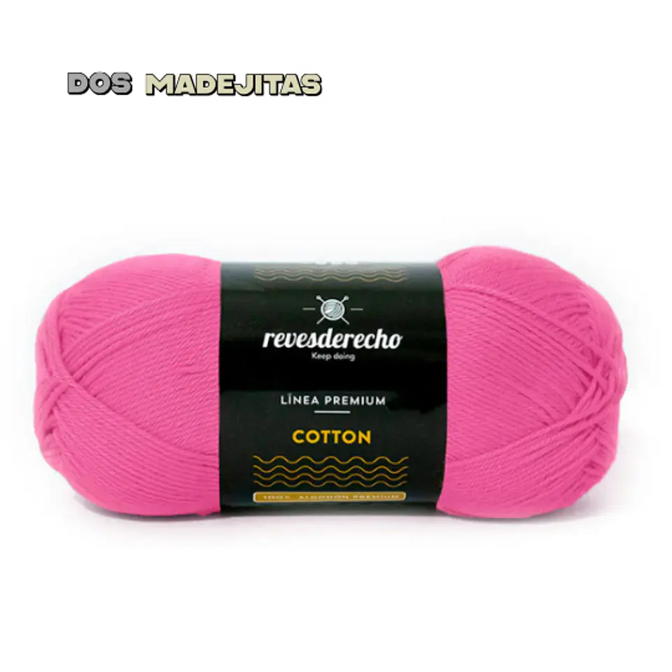 Cotton Fucsia Reves Derecho 100grs  1
