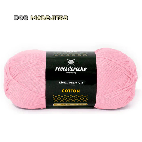 Cotton Rosado Reves Derecho 100 grs 