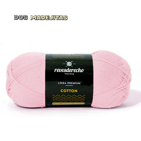 Cotton Rosado Palido Reves Derecho 100 grs 