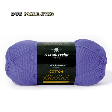 Cotton Morado Reves Derecho 100 grs