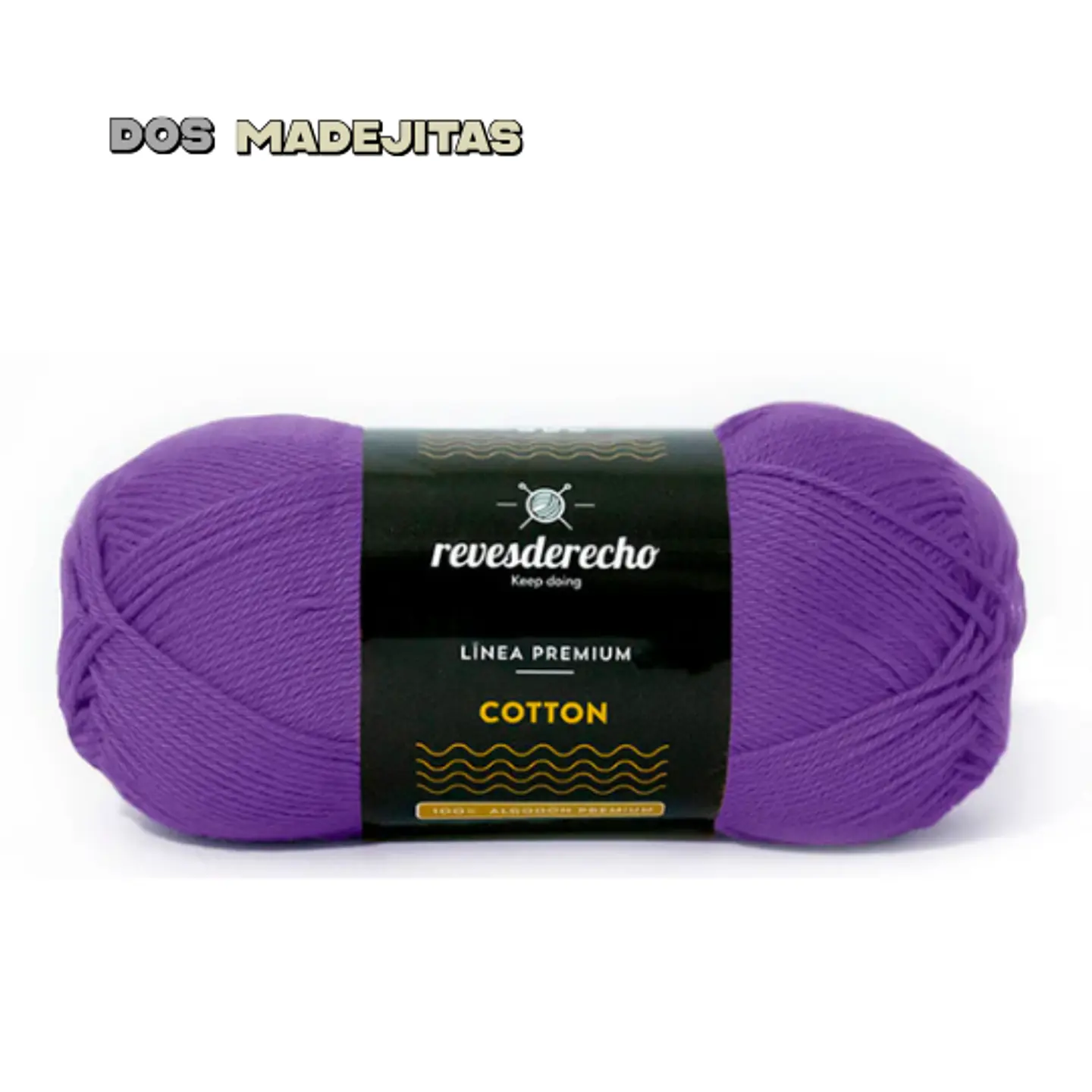 Cotton Morado Oscuro Reves Derecho 100 grs 1