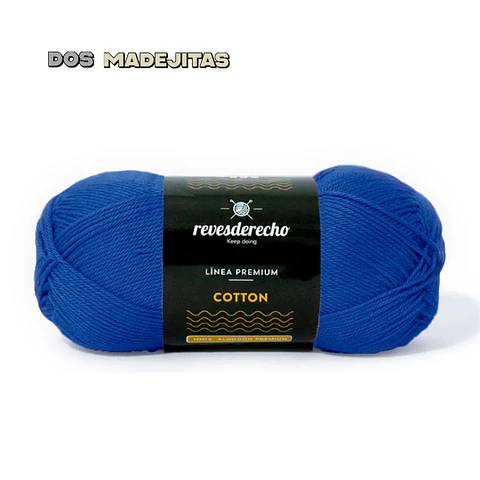 Cotton Azul Rey Reves Derecho 100 grs 