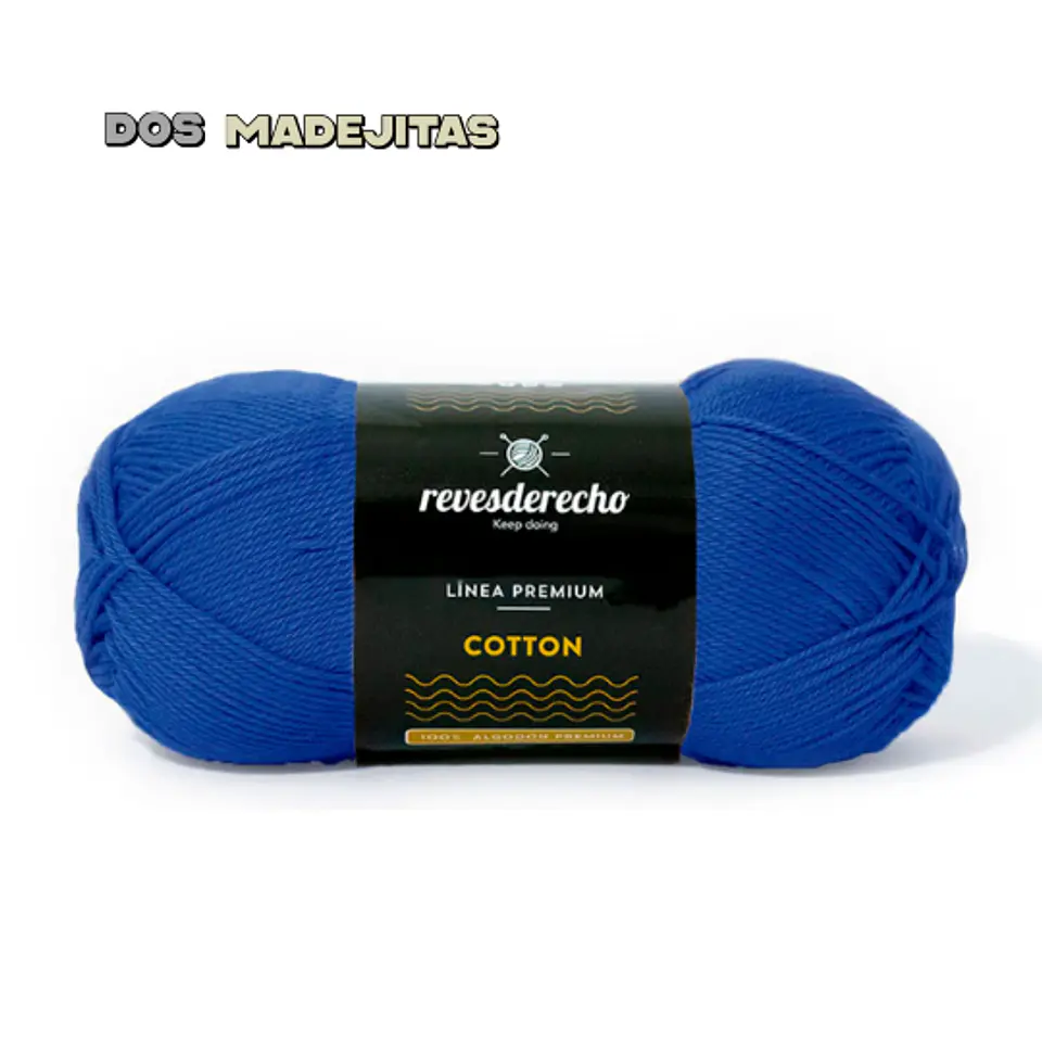 Cotton Azul Rey Reves Derecho 100 grs  1