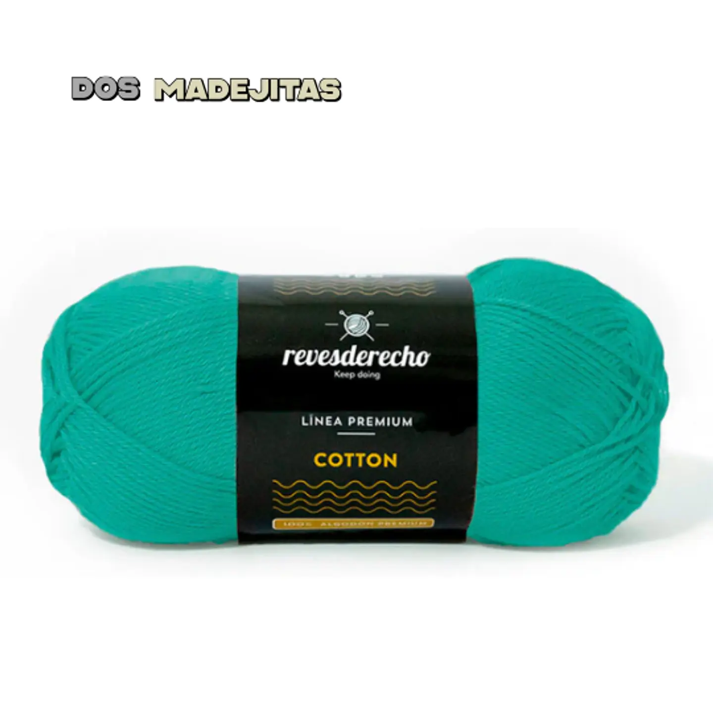 Cotton Turquesa Reves Derecho 100 grs 1
