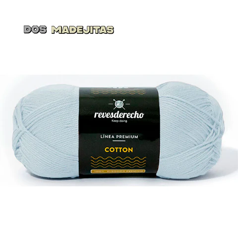 Cotton Celeste Reves Derecho 100 grs 