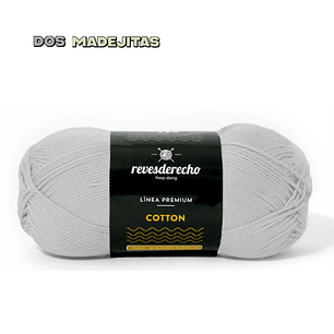 Cotton Gris Perla Reves Derecha 100 grs 