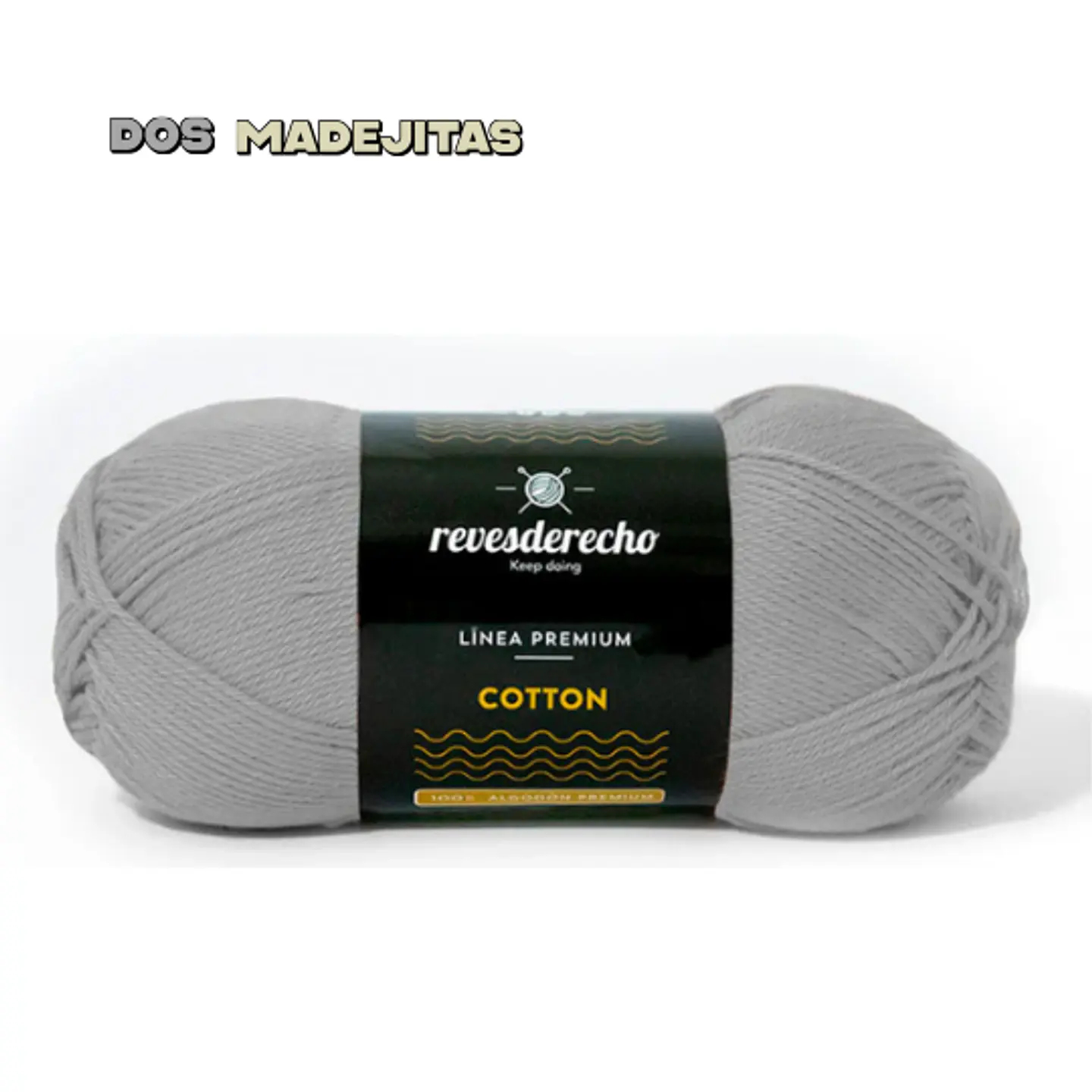 Cotton Gris Acero Reves Derecho 100grs 1