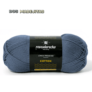 Cotton Cobalto Reves Derecho 100 grs 