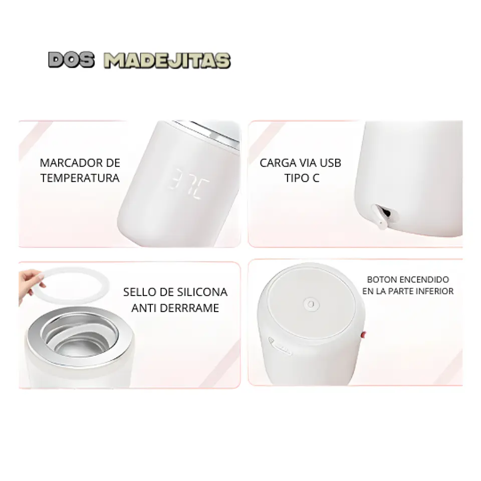 Calentador de Biberon Portatil Premium 9