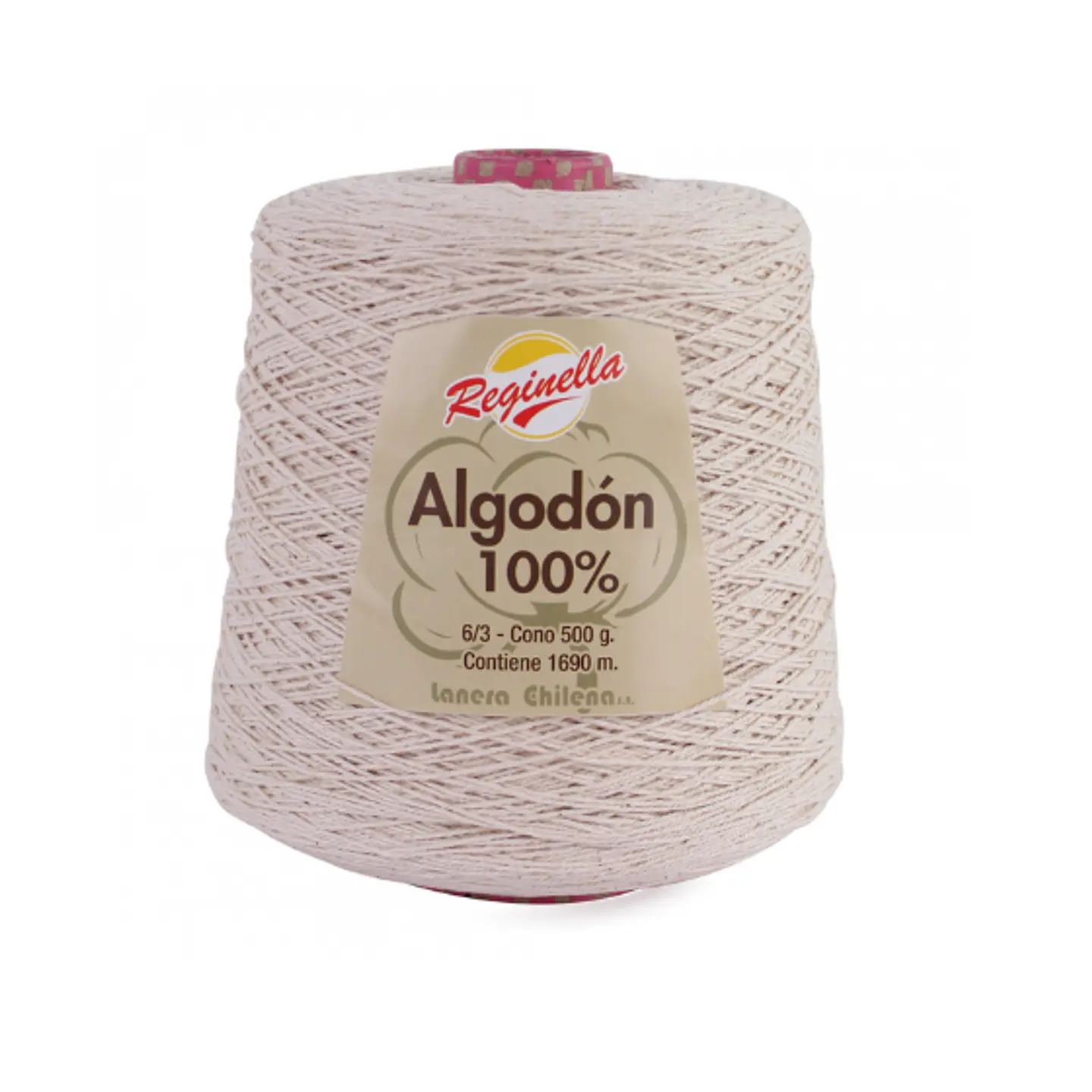 Cono Algodón 100% Crudo 500Grs 1