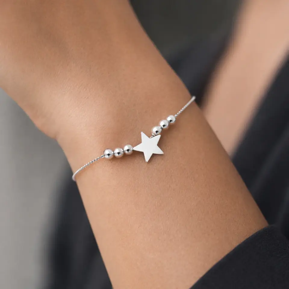Pulsera Veneciana Estrella Esferas 2
