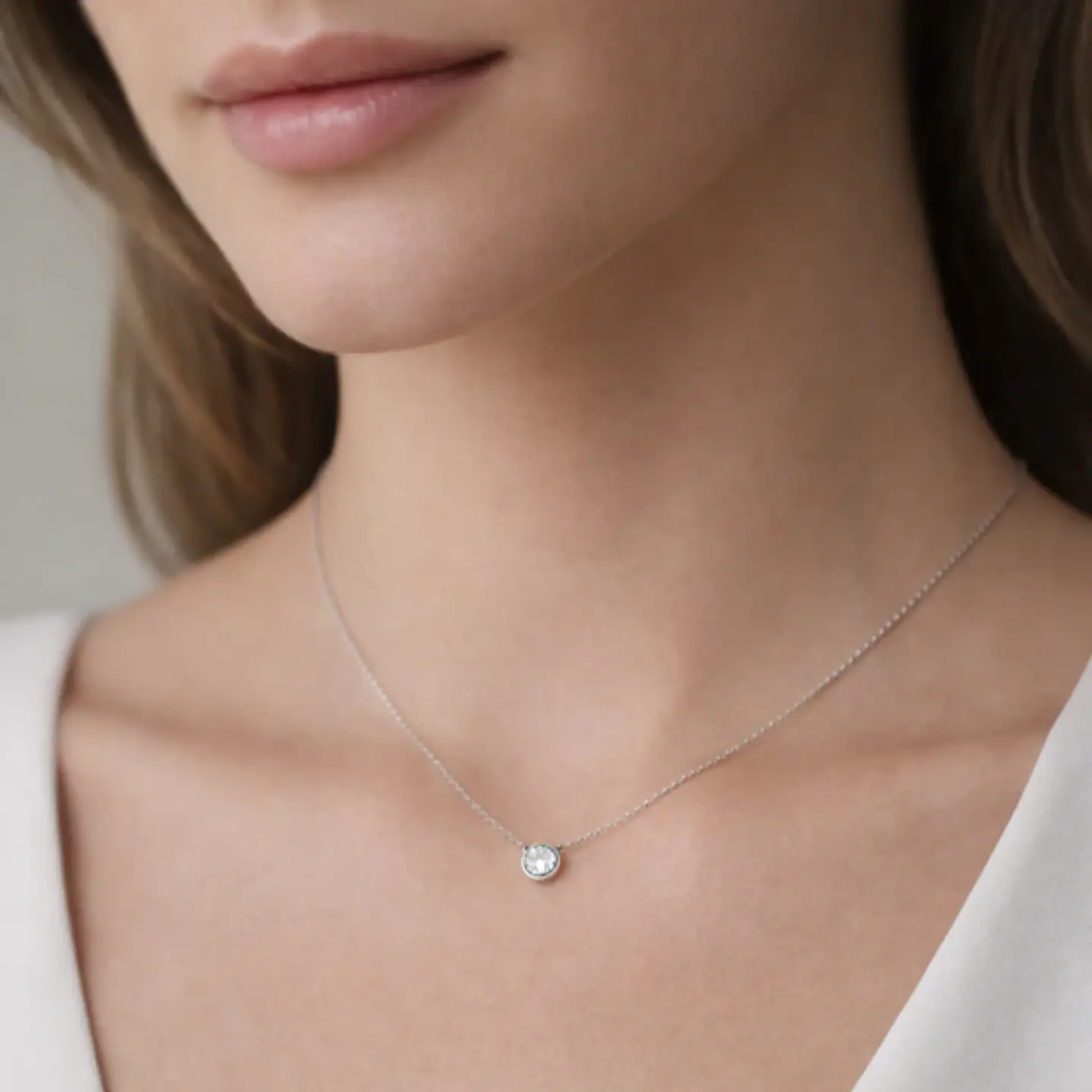 Colgante Circón Punto de Luz 5 mm 2