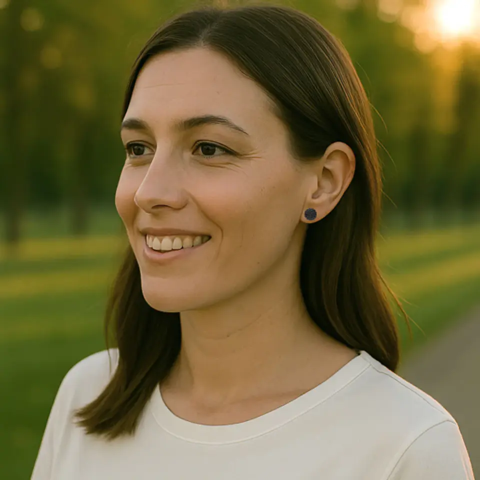 Aro Esfera Hecho con Cristal Swarovski® Negro 10 mm 2