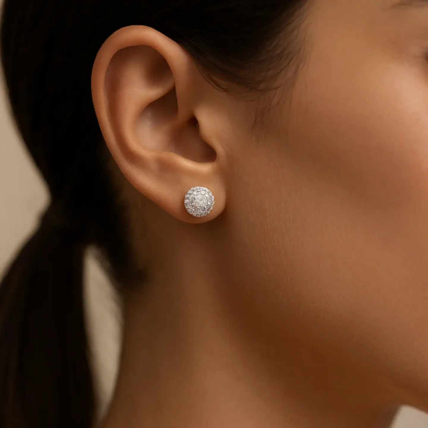 Aro Esfera Strass 8 mm 2