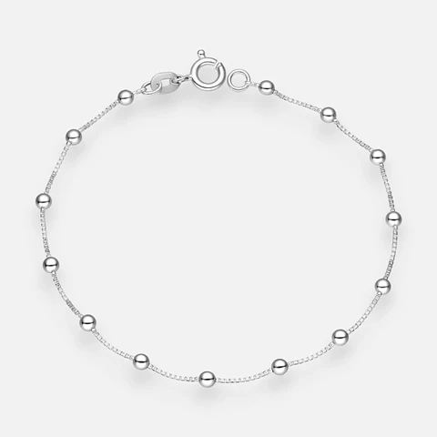 Pulsera Veneciana con Esferas 16 cm