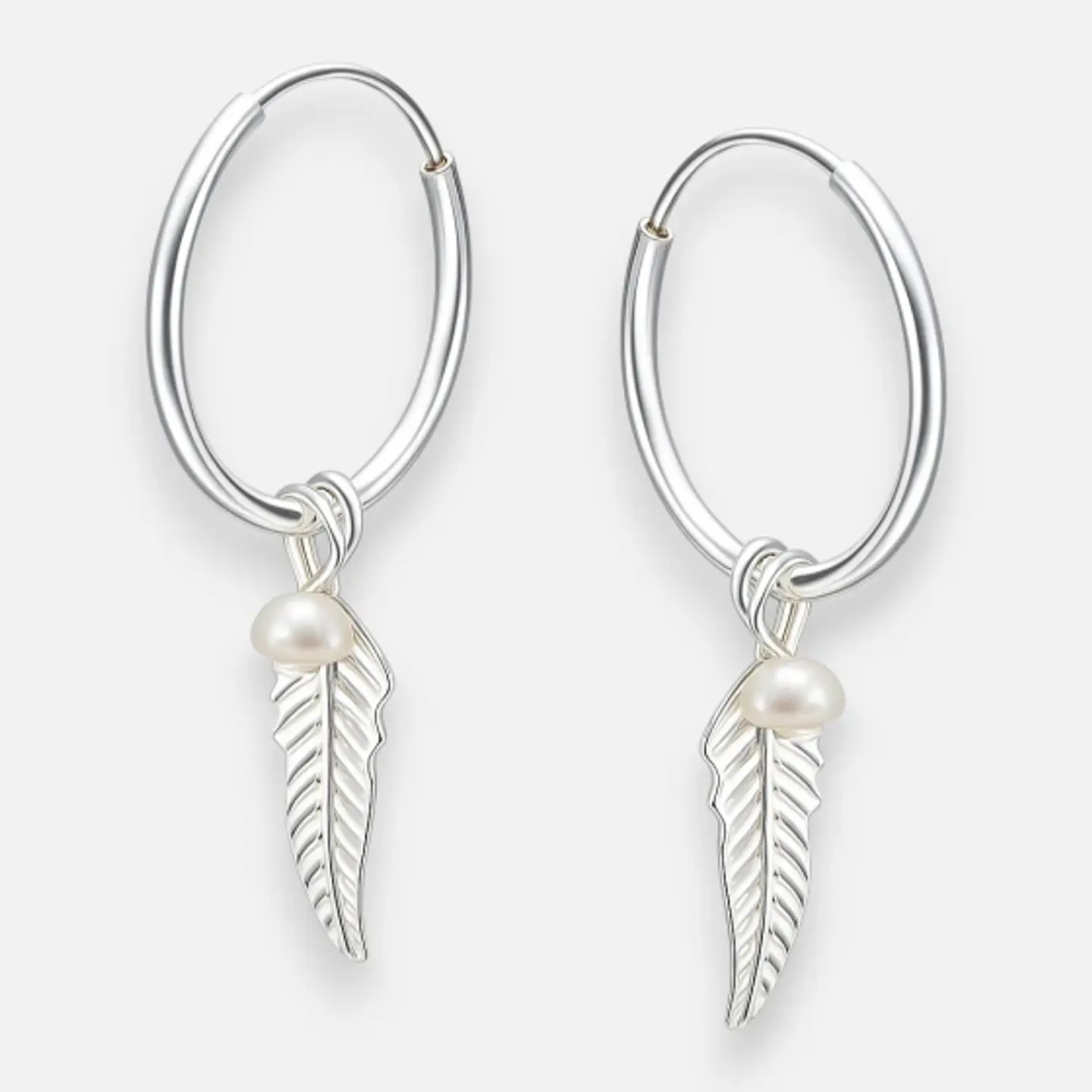 Argolla Perla Pluma 14 mm 1