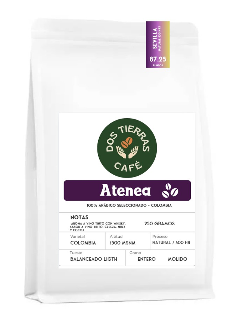 Atenea 100% arábico seleccionado 250 gr (en grano) 1
