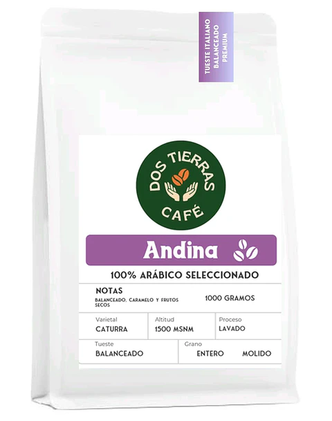 Andina 100% arábico seleccionado 250 gramos