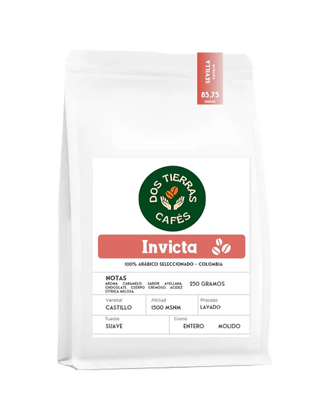 Invicta 100% arábico seleccionado - Colombia 250 gramos
