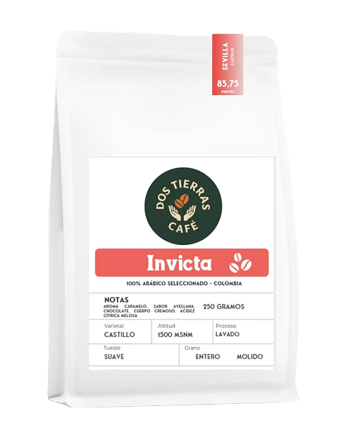 Invicta 100% arábico seleccionado - Colombia 250 gramos