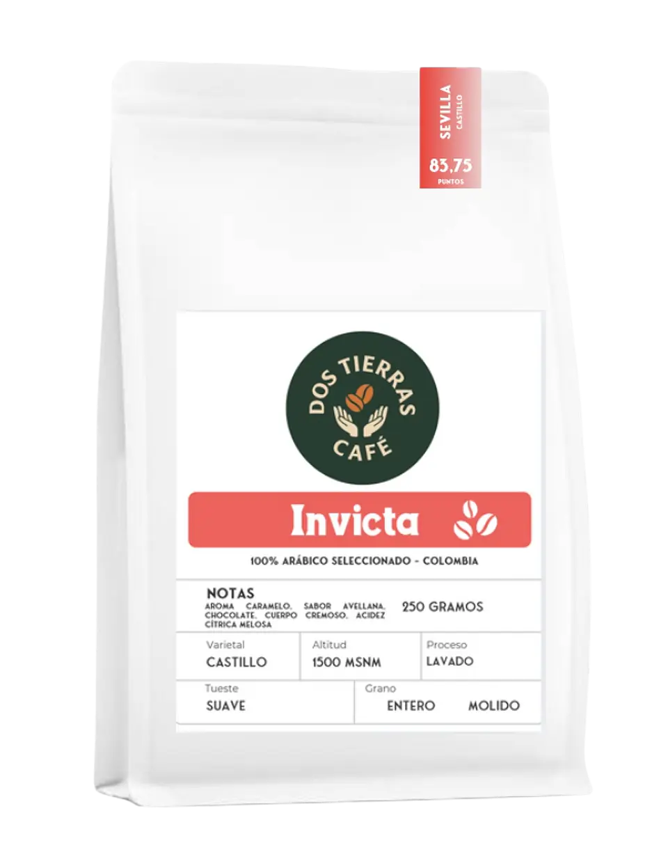Invicta 100% arábico seleccionado - Colombia 250 gramos 1